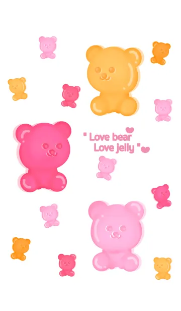 [LINE着せ替え] My sweet jelly bear 4の画像1