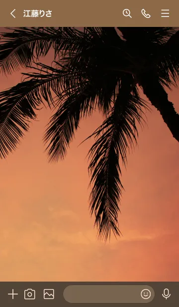 [LINE着せ替え] ALOHA Setting sun...9の画像3