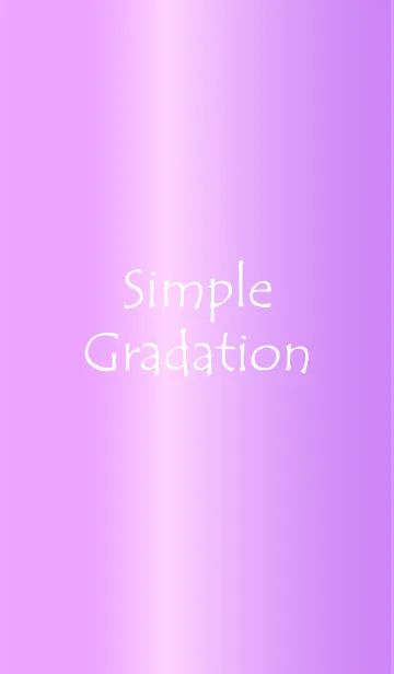 [LINE着せ替え] Simple Gradation -GlossyPurple 15-の画像1