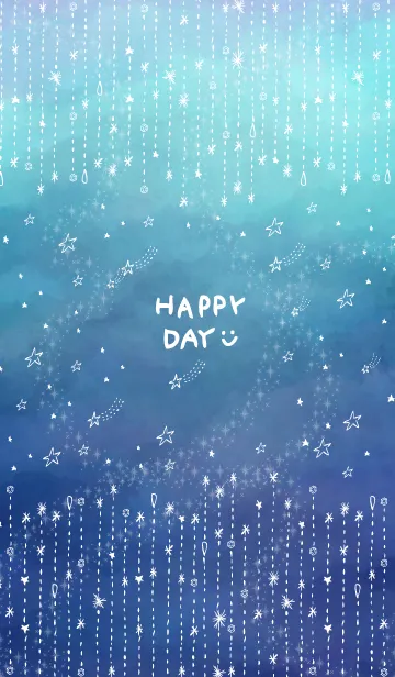 [LINE着せ替え] 星 キラキラ グラデーション60の画像1