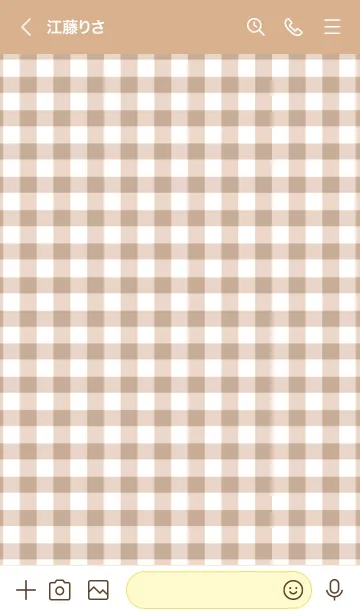 [LINE着せ替え] ザ ハート チェック 270の画像3