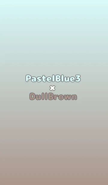 [LINE着せ替え] パステルブルー3★くすみブラウン.TKCの画像1