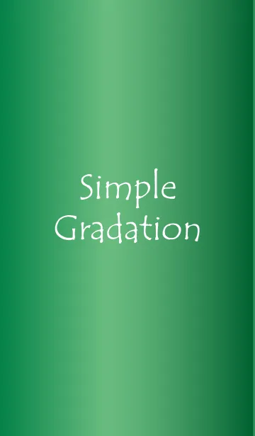 [LINE着せ替え] Simple Gradation -GlossyGreen 13-の画像1