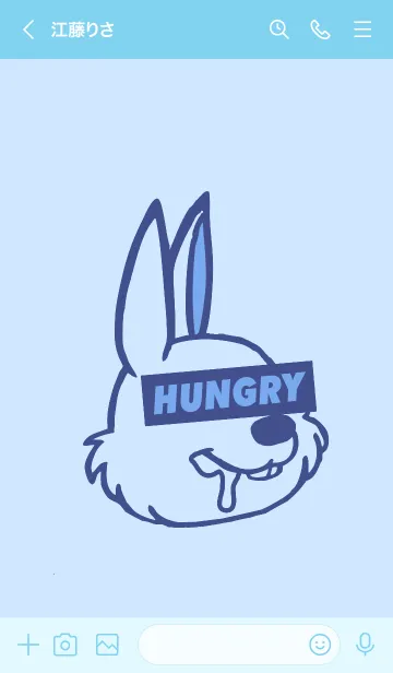 [LINE着せ替え] ハングリーラビット 215の画像3