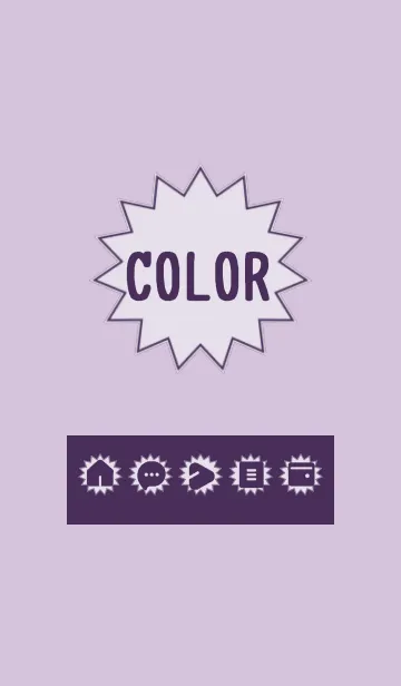 purple color H10の着せ替えメイン画像