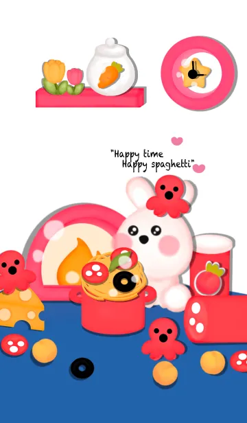 [LINE着せ替え] Time to cook spaghetti 7の画像1