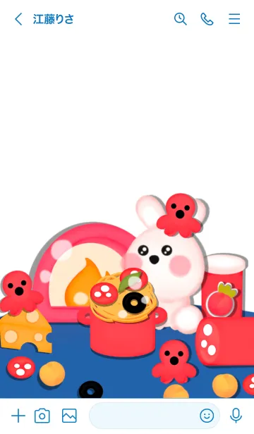 [LINE着せ替え] Time to cook spaghetti 7の画像3