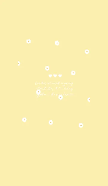 [LINE着せ替え] Daisy Days :yellow beigeの画像1
