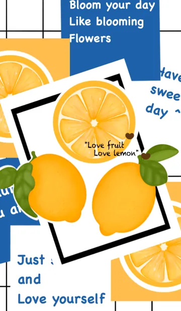 [LINE着せ替え] Love fruit Love lemonの画像1