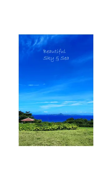 [LINE着せ替え] Beautiful Sky and Seaの画像1