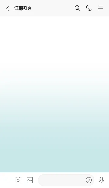 [LINE着せ替え] Ice Blue & White Theme V.2 (JP)の画像3