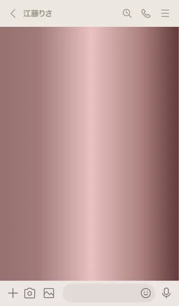 [LINE着せ替え] Simple Gradation -GlossyPink 27-の画像3