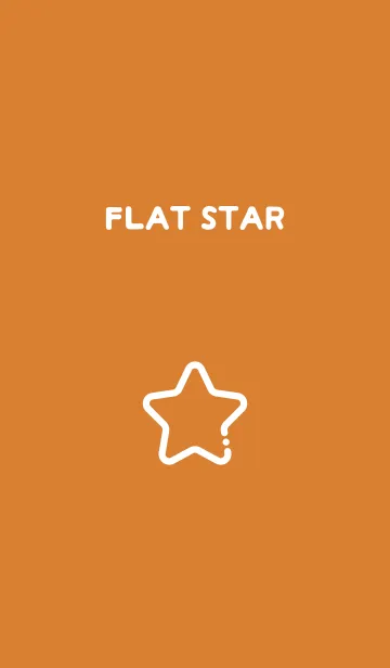 [LINE着せ替え] FLAT STAR / Raw Siennaの画像1