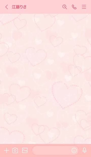 [LINE着せ替え] いっぱいのハート 大人22の画像3