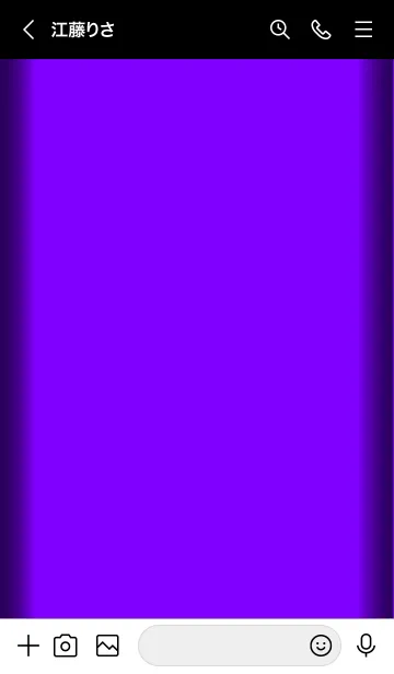 [LINE着せ替え] Simple Gradation -GlossyPurple 16-の画像3