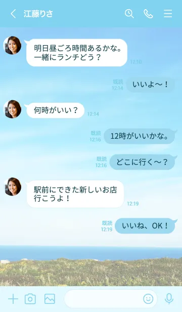 [LINE着せ替え] 空と海と大地と29の画像4