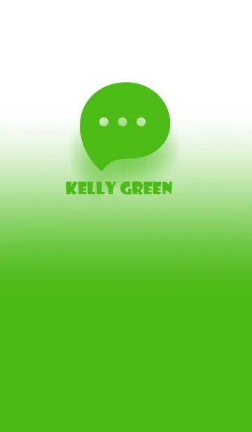 [LINE着せ替え] Kelly Green & White Theme V.2 (JP)の画像1