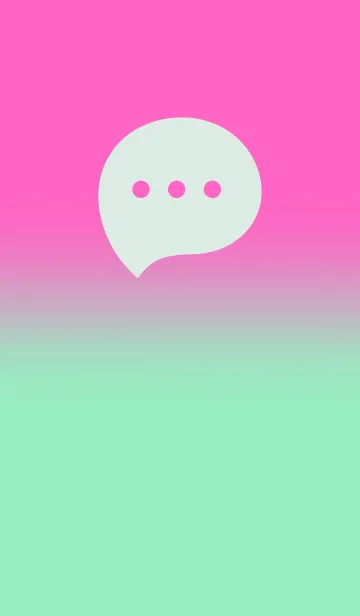 [LINE着せ替え] Rose Pink & Mint Green Theme V2 (JP)の画像1