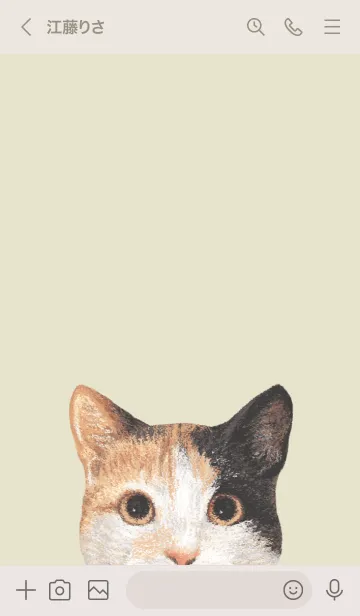 [LINE着せ替え] ICON CAT - ミックス - PASTEL YE/06の画像3