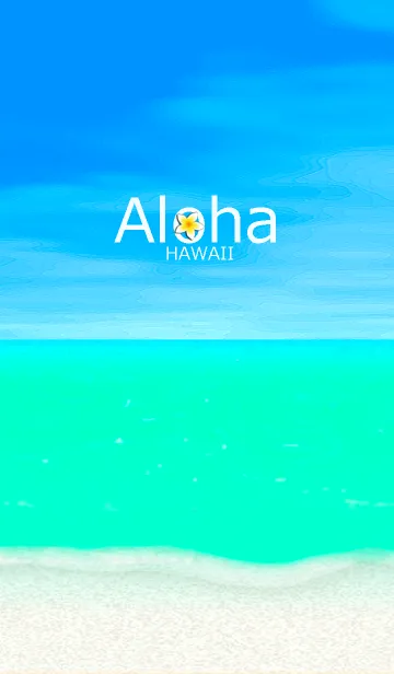 カハナモク・ビーチ★ハワイ＊ALOHA+303の着せ替えメイン画像
