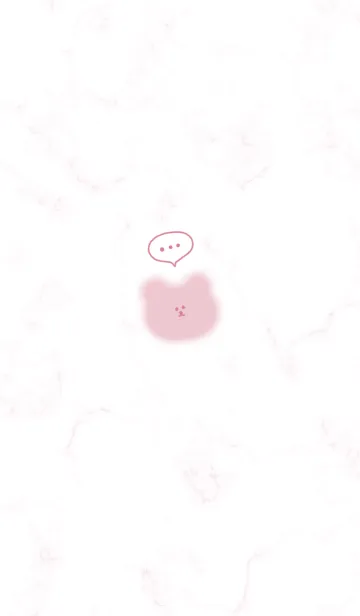 [LINE着せ替え] ゆるいクマ♥ピンク02_1の画像1