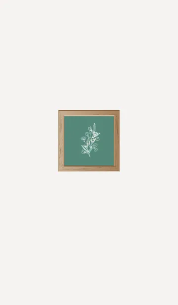 [LINE着せ替え] flower picture frame 3の画像1