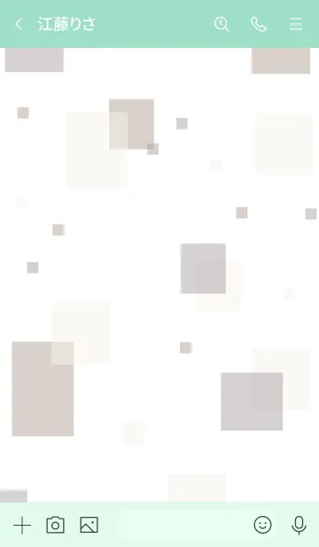 [LINE着せ替え] 大人シンプル四角8の画像3