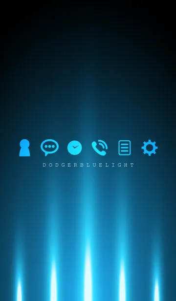 [LINE着せ替え] DODGER BLUE LIGHT 2の画像1