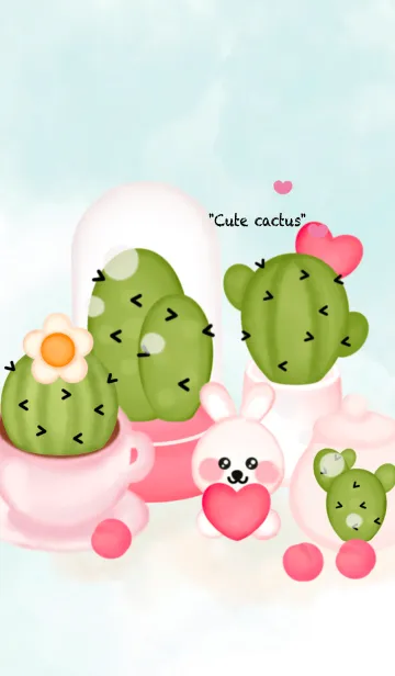 [LINE着せ替え] Let's go to cactus shop 9の画像1