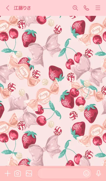 [LINE着せ替え] Vintage Berry Candiesの画像3