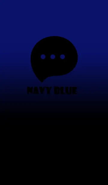 [LINE着せ替え] Black & Navy Blue Theme V2 (JP)の画像1