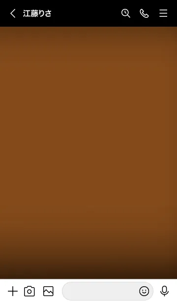 [LINE着せ替え] Tawny Brown And Black V.2 (JP)の画像3