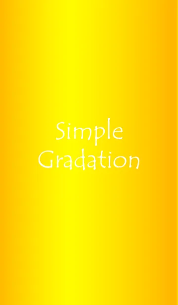 [LINE着せ替え] Simple Gradation -GlossyYellow 6-の画像1