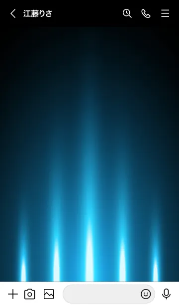 [LINE着せ替え] DODGERBLUE LIGHT. -MEKYM-の画像3