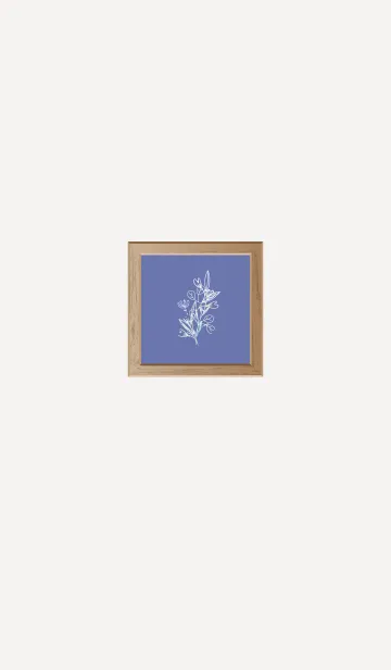 [LINE着せ替え] flower picture frame 7の画像1