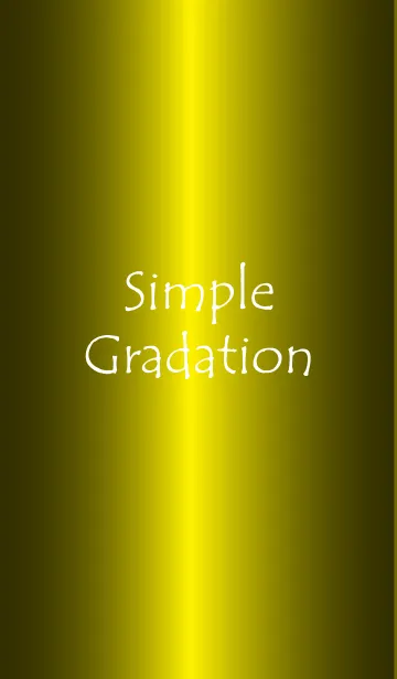 [LINE着せ替え] Simple Gradation -GlossyYellow 7-の画像1