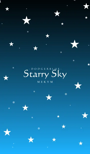 [LINE着せ替え] - Starry Sky Dodger Blue -の画像1