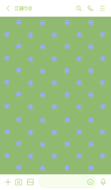 [LINE着せ替え] シンプル ミニ ドット 115の画像3