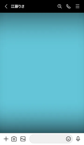 [LINE着せ替え] Sky Blue Neon Theme V2 (JP)の画像3