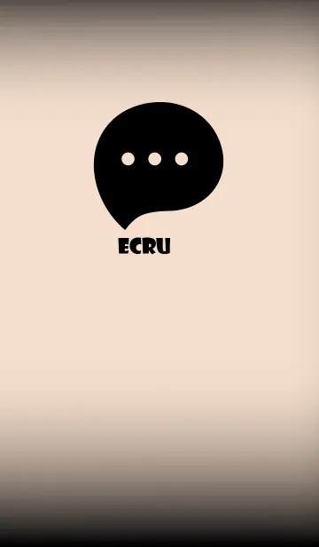 [LINE着せ替え] Ecru And Black V.2 (JP)の画像1