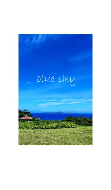 [LINE着せ替え] 青い空と海の画像1