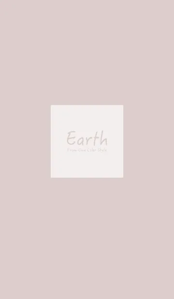 [LINE着せ替え] Earth／チューリップベージュの画像1