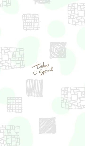 [LINE着せ替え] おしゃれ グレー四角22の画像1