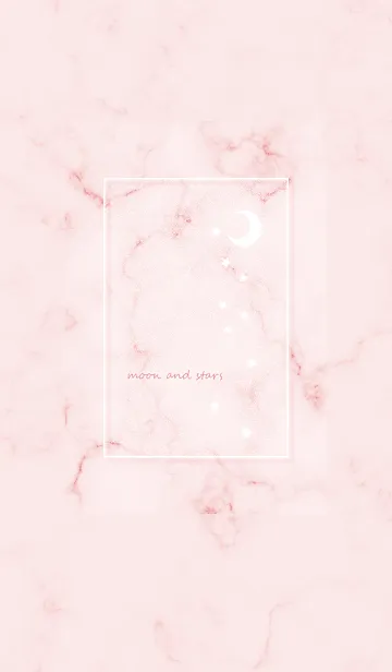 [LINE着せ替え] 星とマーブル♥ベビーピンク01_1の画像1