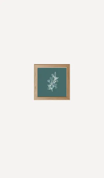 [LINE着せ替え] flower picture frame 9の画像1