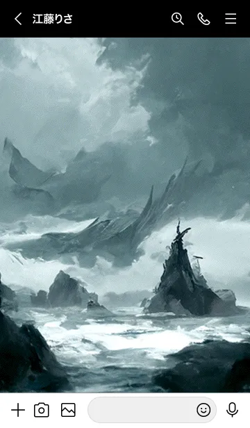 [LINE着せ替え] 海底入り口「アゴ」の画像3