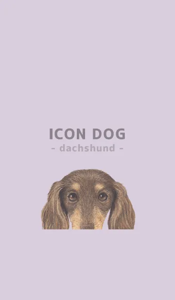 [LINE着せ替え] ICON DOG - ダックスフンド - PASTEL PL/12の画像1