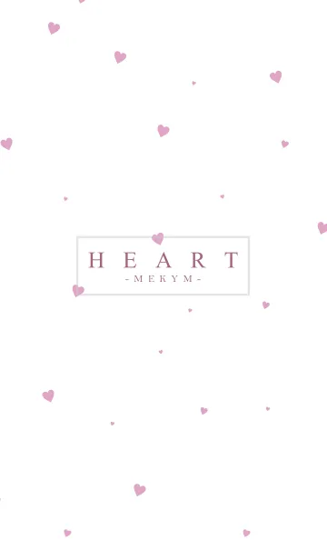 [LINE着せ替え] HEART Pink-MEKYM 26の画像1