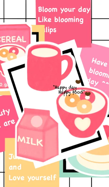 Enjoy cereal timeの着せ替えメイン画像