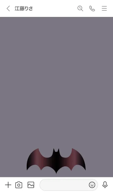 [LINE着せ替え] Simple Bat..7の画像3